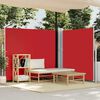 vidaXL Ausziehbare Seitenmarkise 170x1200 cm Rot