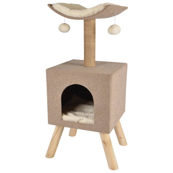 FLAMINGO Katzenm&ouml;bel Scandi Beige 43,5 x 40 x 54,5 cm 560554