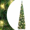 vidaXL Pop-Up-Weihnachtsbaum K&uuml;nstlich 50 LEDs Gr&uuml;n 120 cm