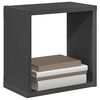 vidaXL W&uuml;rfelregale 2 Stk. Grau 26x15x26 cm