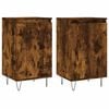 vidaXL Sideboards 2 Stk. R&auml;uchereiche 40x35x70 cm Holzwerkstoff