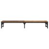 vidaXL Monitor Halterung Altholz 105 x 23 x 15,5 cm Holzwerkstoff