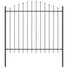 vidaXL Gartenzaun WOERDEN 7 stk. 170 x 190 cm Grau