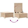 vidaXL 7-tlg. Garten-Sofagarnitur Massivholz Kiefer