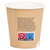 vidaXL Pappbecher 200 ml 100 Stk. Braun