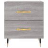 vidaXL Nachttisch Grau Sonoma 40x35x47,5 cm Holzwerkstoff