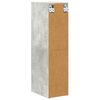 vidaXL H&auml;ngeschrank Beton Grau 20 x 29,5 x 80 cm Holzwerkstoff