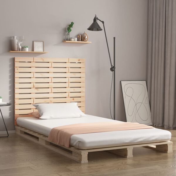 vidaXL Wand-Kopfteil 126x3x91,5 cm Massivholz Kiefer