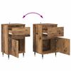 vidaXL Sideboard Altholz 40 x 35 x 70 cm Verbundholz und Eisen