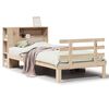 vidaXL Massivholzbett mit Regal ohne Matratze 90x190 cm Kiefer