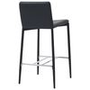 vidaXL 5-tlg. Bar-Set Kunstleder Schwarz