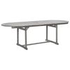 vidaXL Garten-Esstisch (160-240)x100x75 cm Massivholz Akazie