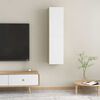 vidaXL TV-Schr&auml;nke 2 Stk. Wei&szlig; Sonoma-Eiche 30,5x30x60cm Holzwerkstoff