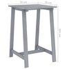 vidaXL 3-tlg. Garten-Bar-Set Grau Massivholz Akazie