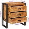 vidaXL Sideboard mit Schubladen Braun 66 x 33 x 70 cm Massivholz Mango