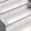 vidaXL Treppe Tritt Rechtwinklig 4 pcs Silber 80 x 30 cm Aluminium