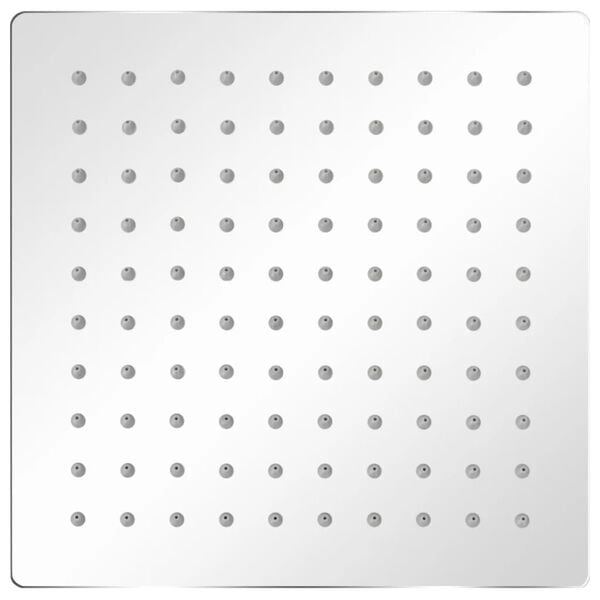 vidaXL Regenduschk&ouml;pfe 2 Stk. Edelstahl 20 x 20 cm