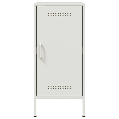 vidaXL Sideboard Weiß 36x39x79 cm Kaltgewalzter Stahl