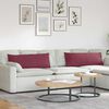 vidaXL Sofakissen 2 pcs Weinrot 120 x 40 cm Stoff