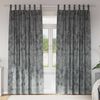 vidaXL Samtvorh&auml;nge mit Vorh&auml;ngen 2 pcs Grau 260 x 140 cm Samt