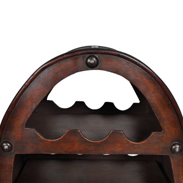 vidaXL Weinregal Braun Holz
