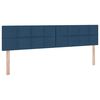 vidaXL Aufbewahrungsbett mit Matratze Blau 200 x 200 cm Holzwerkstoff