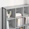 vidaXL B&uuml;cherregal Graues Sonoma 99,5 x 30 x 108,5 cm Holzwerkstoff