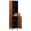 vidaXL Badezimmerschrank Honigbraun 38 x 33 x 160 cm Massivholz Mango