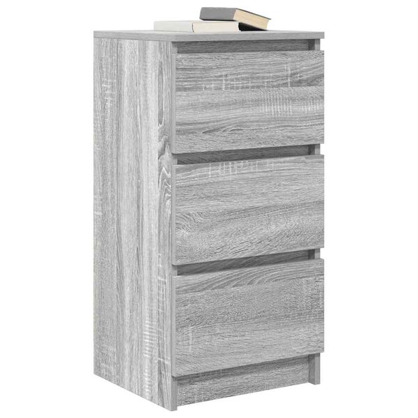 vidaXL Sideboard Grau Sonoma 37,5x35x76 cm Holzwerkstoff