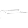 vidaXL Einziehbare Markise Creme 250 x 200 cm Polyester und Aluminium