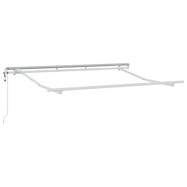 vidaXL Einziehbare Markise Creme 250 x 200 cm Polyester und Aluminium