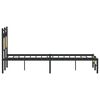 vidaXL Bettgestell ohne Matratze Sonoma-Eiche 120x190 cm Holzwerkstoff