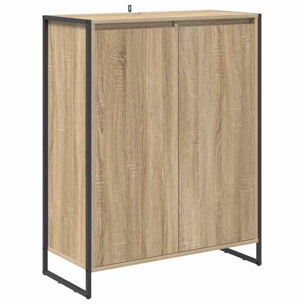 vidaXL Schuhschrank mit Speicher Sonoma 79 x 36 x 100 cm Holzwerkstoff