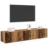 vidaXL TV-Wandschrank 2 pcs Altholz 80 x 35 x 31 cm Holzwerkstoff