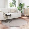 vidaXL Bereichsteppiche Rund Creme &Oslash; 200 CM