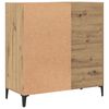 vidaXL Plattenschrank Artisan-Eiche 84,5x38x89 cm Holzwerkstoff
