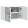 vidaXL K&uuml;chenwandschr&auml;nke mit T&uuml;r 2 pcs Beton Grau 60 x 31 x 40 cm