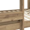 vidaXL Etagenbett f&uuml;r Kinder Artisan-Eiche 100 x 190 cm Holzwerkstoff