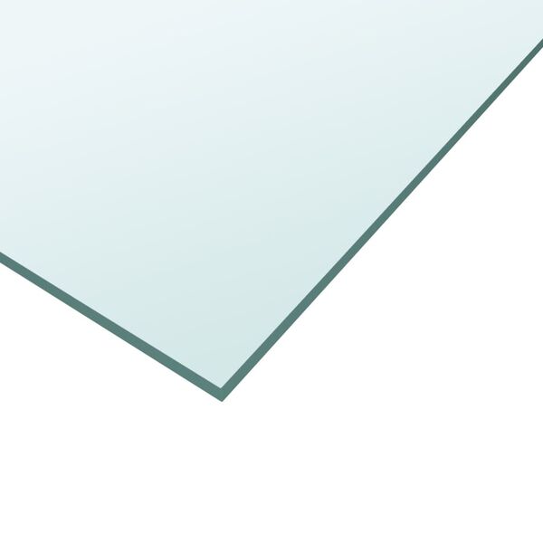 vidaXL Tischplatte Transparent 50x50 cm Hartglas