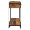 vidaXL Konsolentisch Altholz 100 x 34,5 x 75 cm Holzwerkstoff