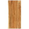 vidaXL Badezimmer-Waschtischplatte Massivholz Akazie 140x52x3,8 cm