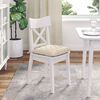 vidaXL Sitzkissen 4 pcs Beige 40 x 40 x 6 cm Mikrofaser