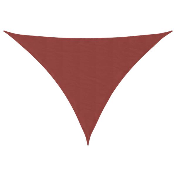 vidaXL Sonnensegel Oxford-Gewebe Dreieckig 3x4x5 m Terracotta-Rot