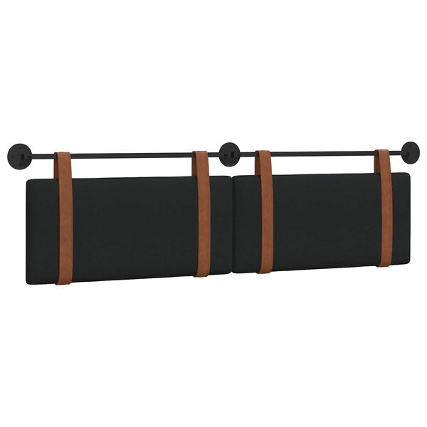 vidaXL H&auml;ngevorderseite Uni Schwarz 170 x 55 x 5 cm Antikes PU