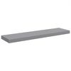vidaXL Schwebende Wandregale 4 Stk. Grau 90x23,5x3,8cm MDF