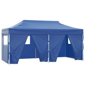 vidaXL Partyzelt 291 x 580 x 315 cm Blau Oxford-Stoff