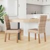 vidaXL Esszimmerstuhl 2 pcs Natur 45 x 54 x 93 cm