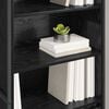 vidaXL Hohe Schr&auml;nke 2 pcs Schwarz Eichen-Optik 60 x 36 x 200 cm