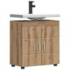 vidaXL Badezimmerschrank-Set TULUM Artisan-Eiche 60 x 34 x 63 cm
