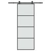 vidaXL Schiebet&uuml;r mit Beschlag 76x205 cm ESG-Glas & Aluminium